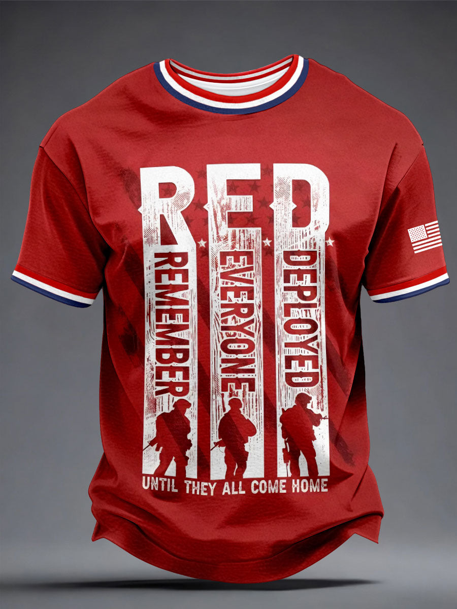 Men's "I wear red on Friday until they all come home" T-shirts