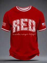 Men's Wear I wear red on Friday T-shirts