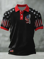 Men's Red Friday Print Casual Top