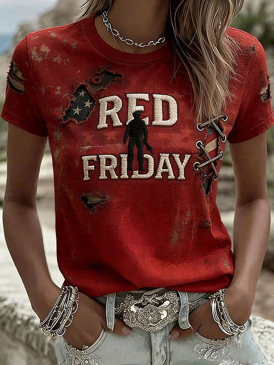 Women's 'RED Friday' T-shirts