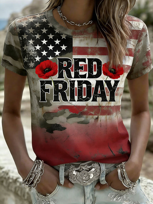 Women's 'RED Friday' T-shirts