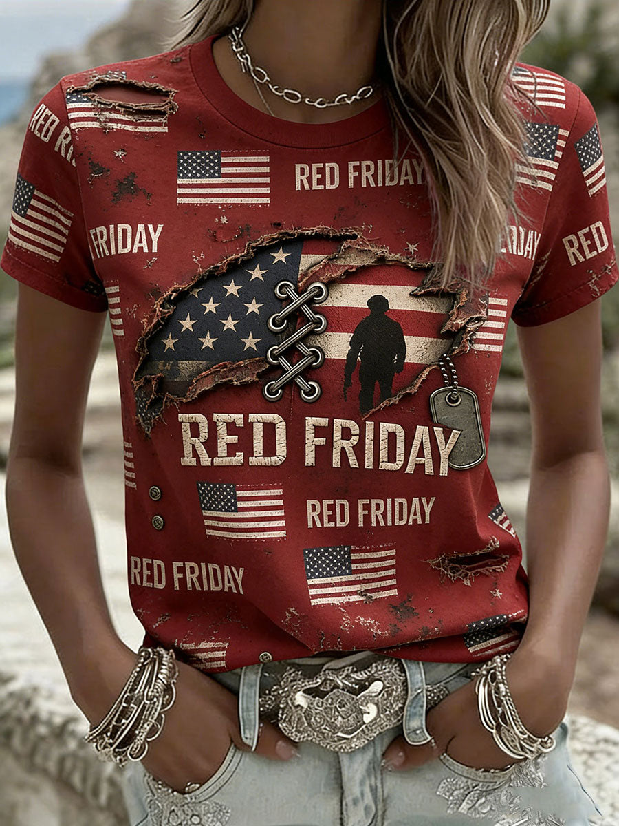 Women's 'RED Friday' T-shirts