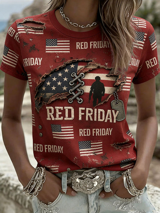 Women's 'RED Friday' T-shirts