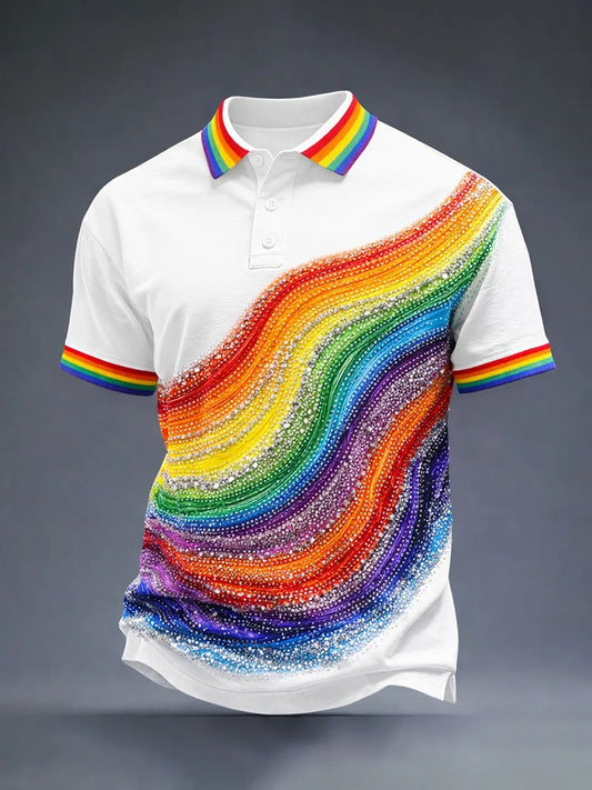 Men's Pride Month Print Short Sleeve Shirt