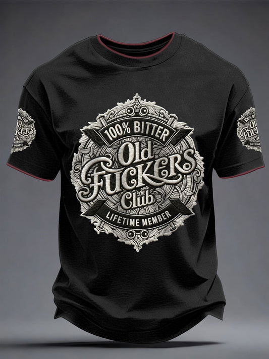 Men's old fuckers club T-shirts