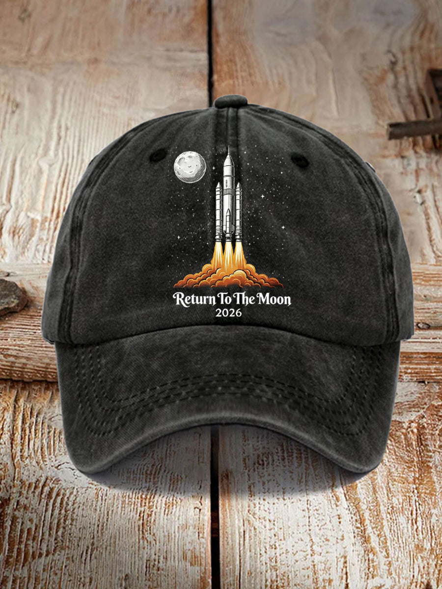 Unisex  Return To The Moon 2026 Print Hat