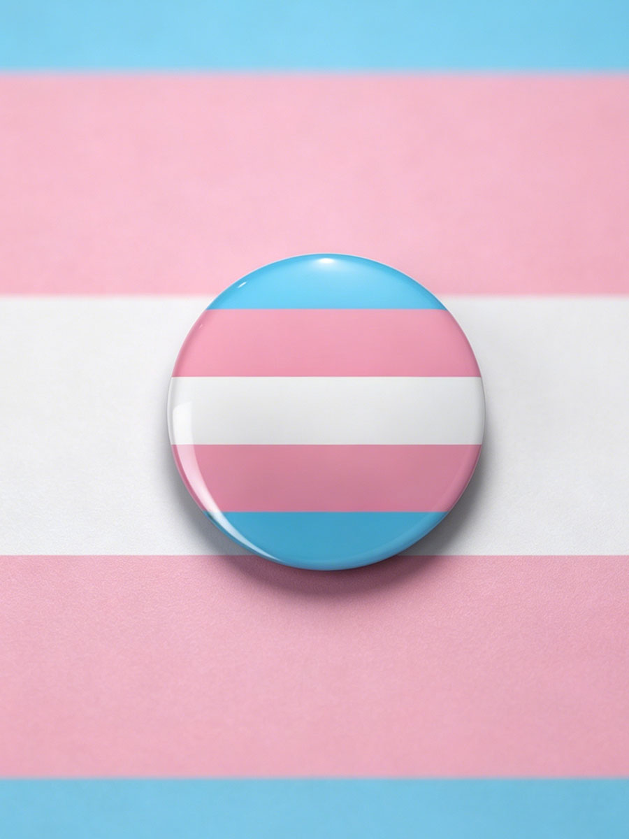 Transgender Pride Flag Badge