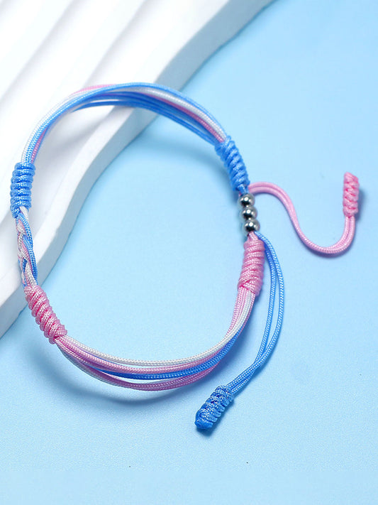 Trans Pride Woven Bracelet
