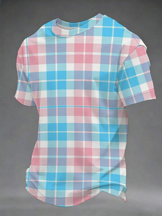 Men's Transgender Pride Print Casual T-Shirt