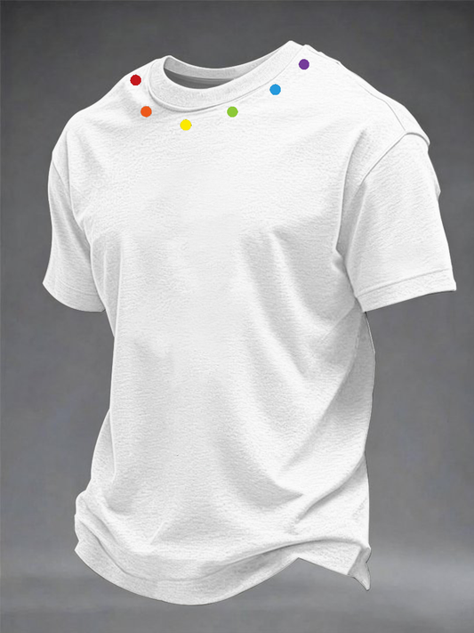 Men's rainbow month short sleeves t-shirt