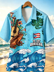 Men's Puerto Rico Vacation Waffle Shirt