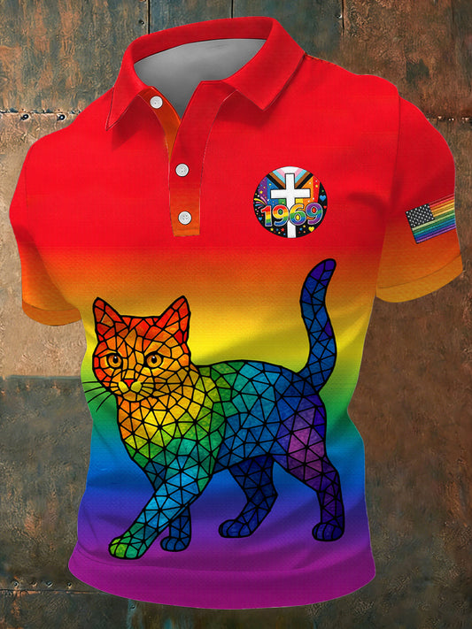 Men's 57th Birthday Gift For Rainbow Pride Month Short Sleeve  Top