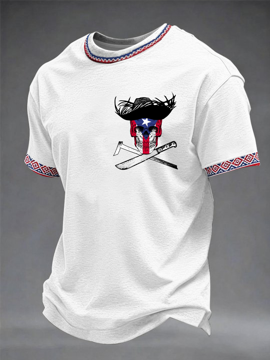 Men's  Puerto Rico Printed short sleeves t-shirt