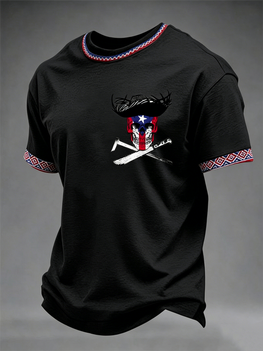 Men's  Puerto Rico Printed short sleeves t-shirt