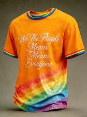 Men's Pride Month Printed Casual T-Shirt