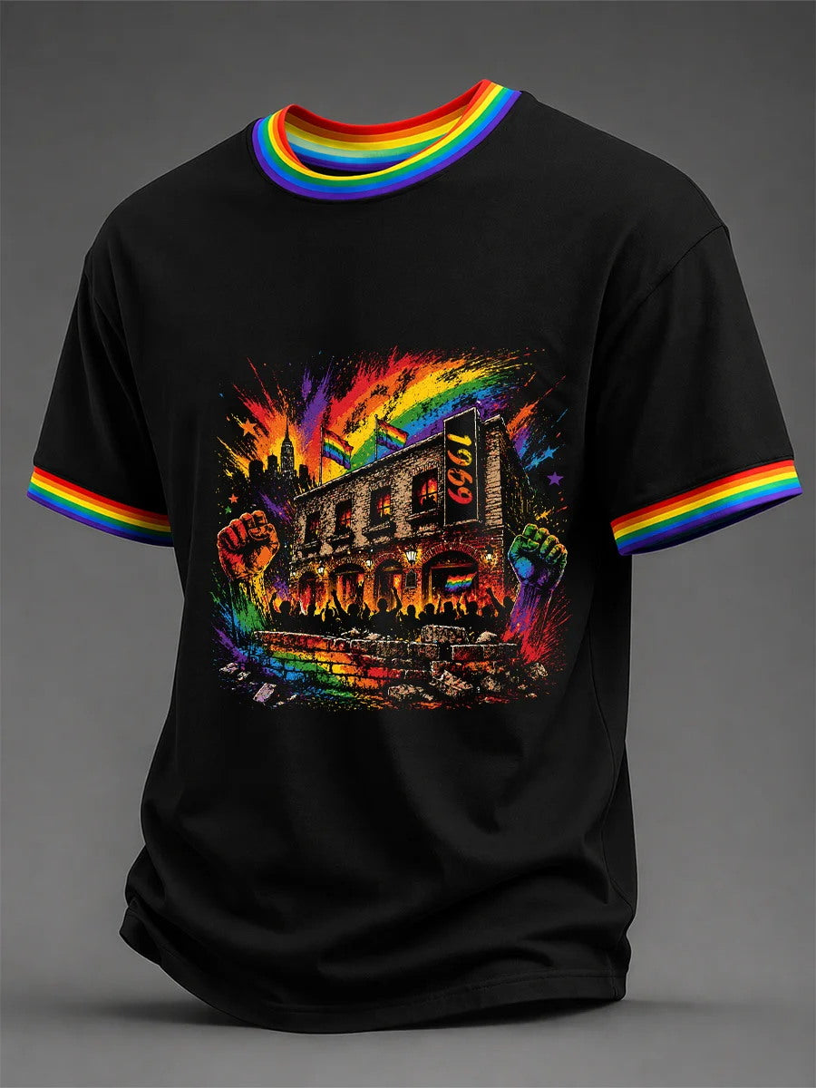 Men's Pride Month Printed Casual T-Shirt
