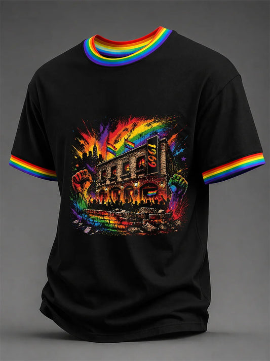 Men's Pride Month Printed Casual T-Shirt