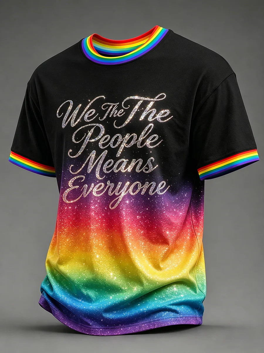 Men's Pride Month Printed Casual T-Shirt