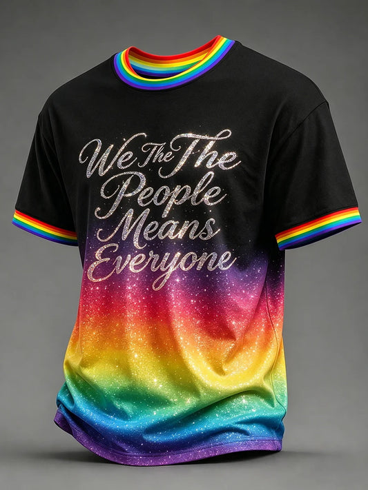 Men's Pride Month Printed Casual T-Shirt
