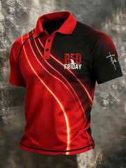 Men's RED Friday Faith Tops