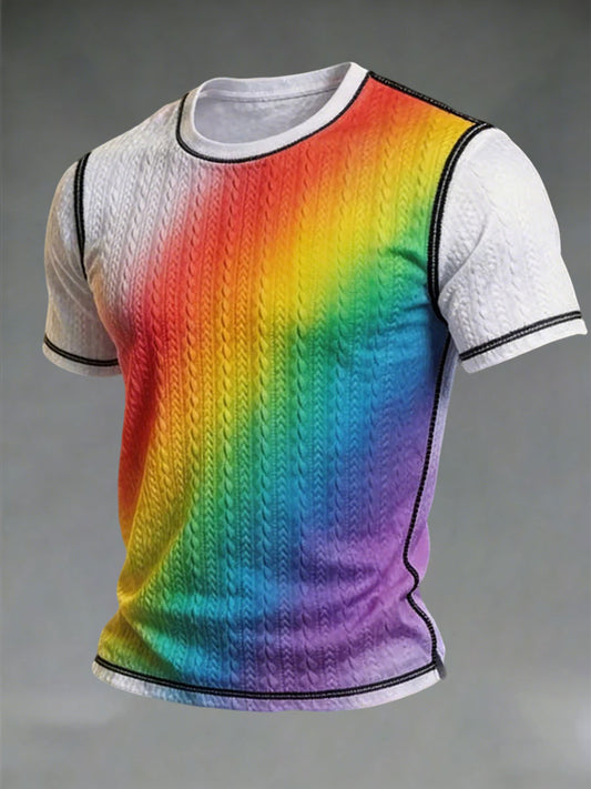 Men's Pride Print Casual T-shirt