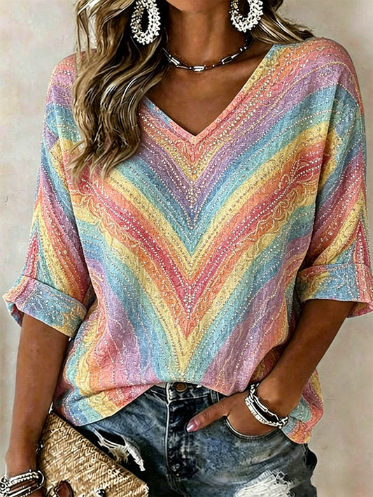 Women's Pride Month Print Casual T-shirt