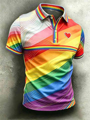 Men's Pride Print Casual Top