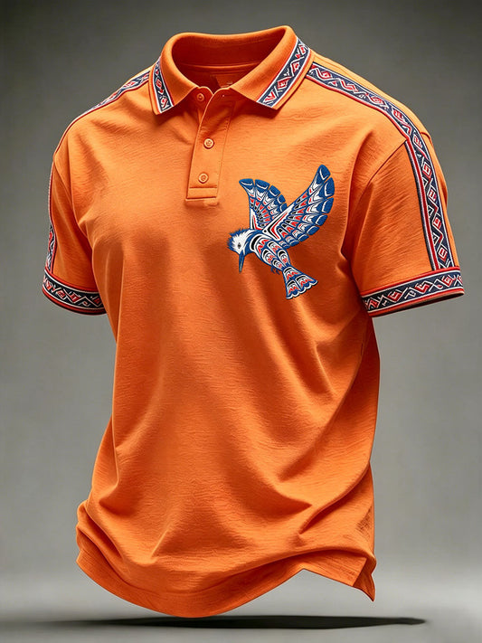 Men's Indigenous Art Casual Top