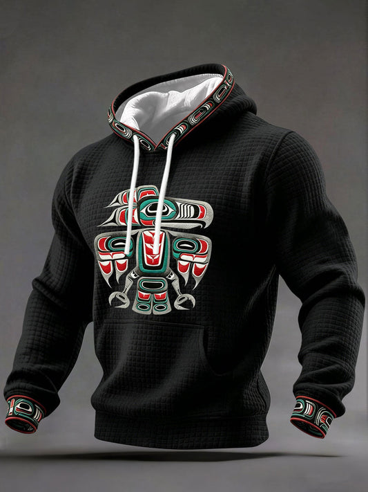 Men's Indigenous Art Casual Hoodie
