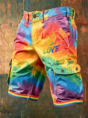 Men's Pride Month printed shorts