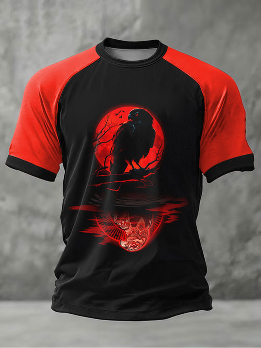 Men's Indigenous Print Casual T-shirt