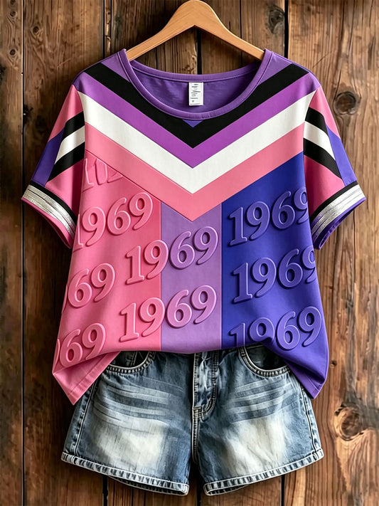 Women's Bisexuality Printed Casual T-shirt