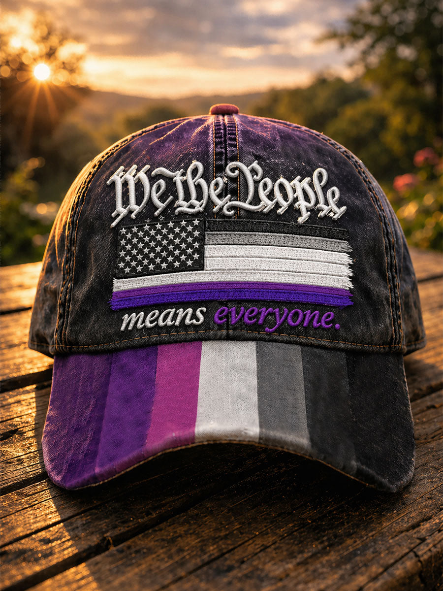 Asexuality Printed Casual Unisex Cap
