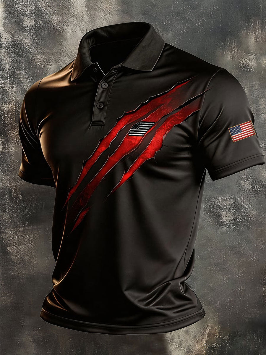 Men's Independence Day Flag Tops