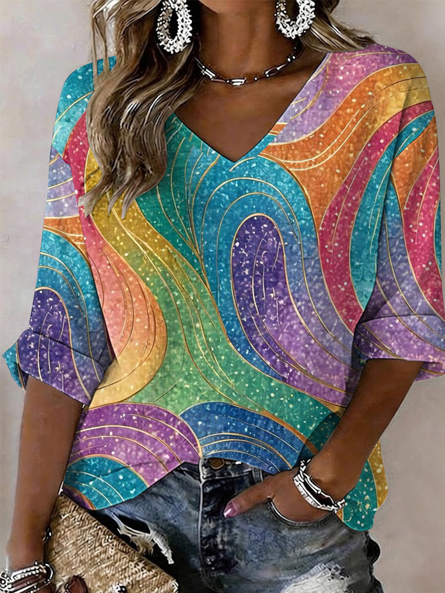 Women's Pride Month Print Casual T-shirt