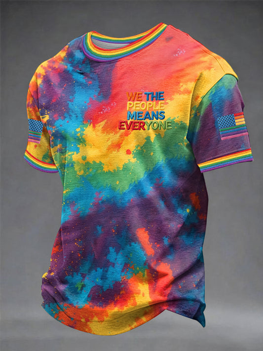 Men's Pride Month Printed T-shirt