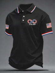 Men's America Print Casual Top