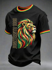 Men's Juneteenth Print Casual Tee
