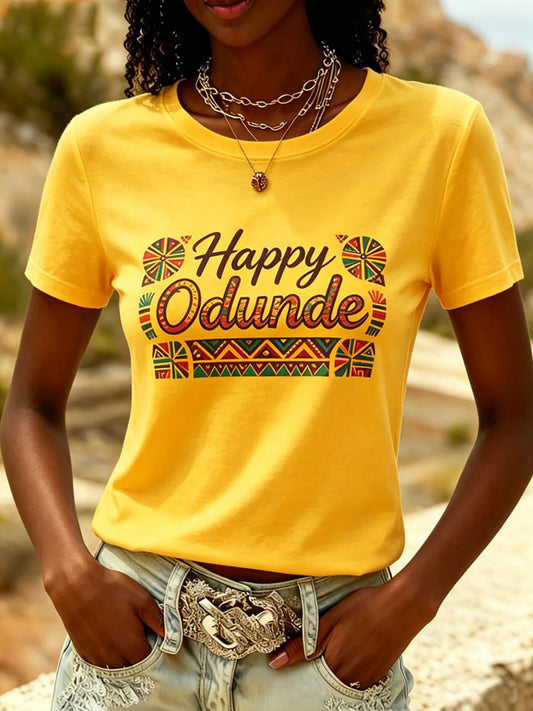 Women's Odunde Festival Printed T-shirt
