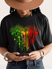 Women's Juneteenth Love Short Sleeve T-Shirt
