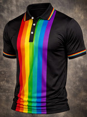 Men's Pride Month Print Casual Top