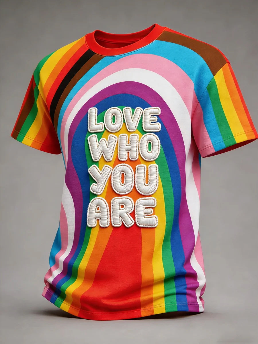 Men's Pride Month Printed T-shirt