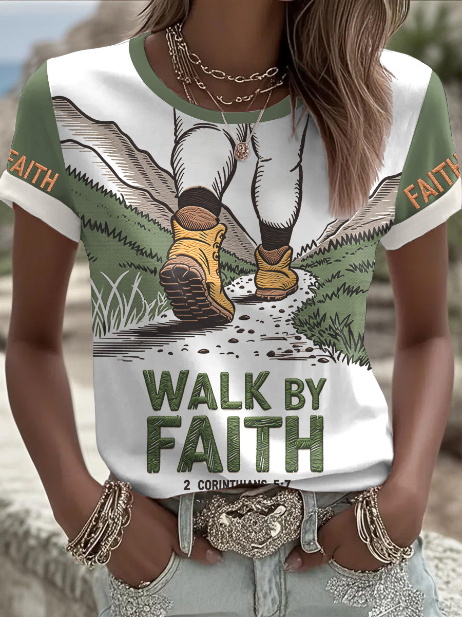 Women's Christian Print Tee
