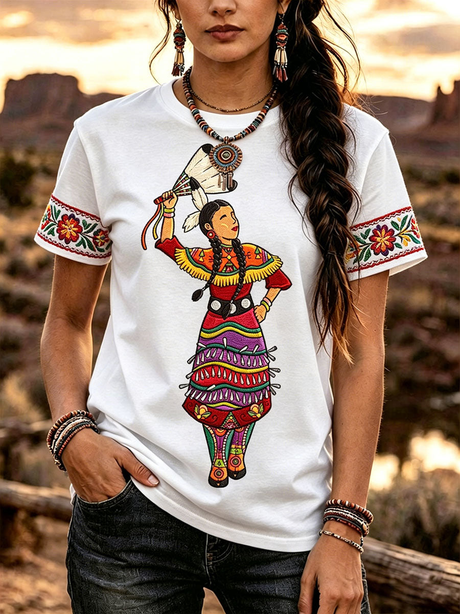 Women's Native American Art T-Shirt