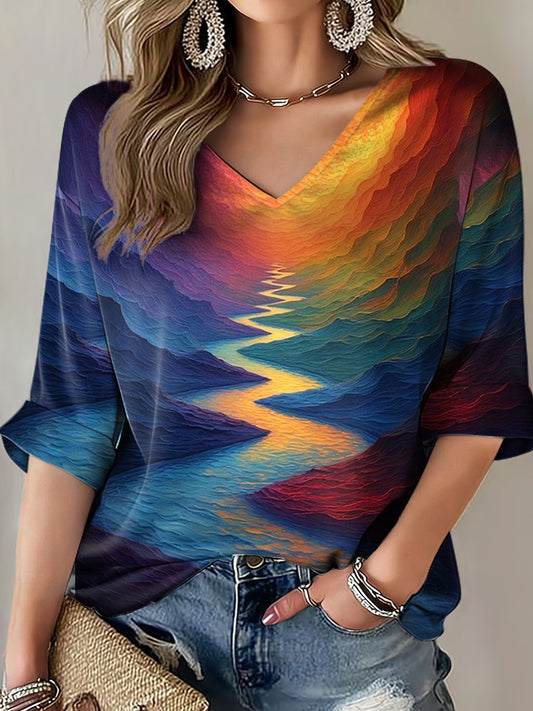 Women's Pride Month Print Casual T-Shirt
