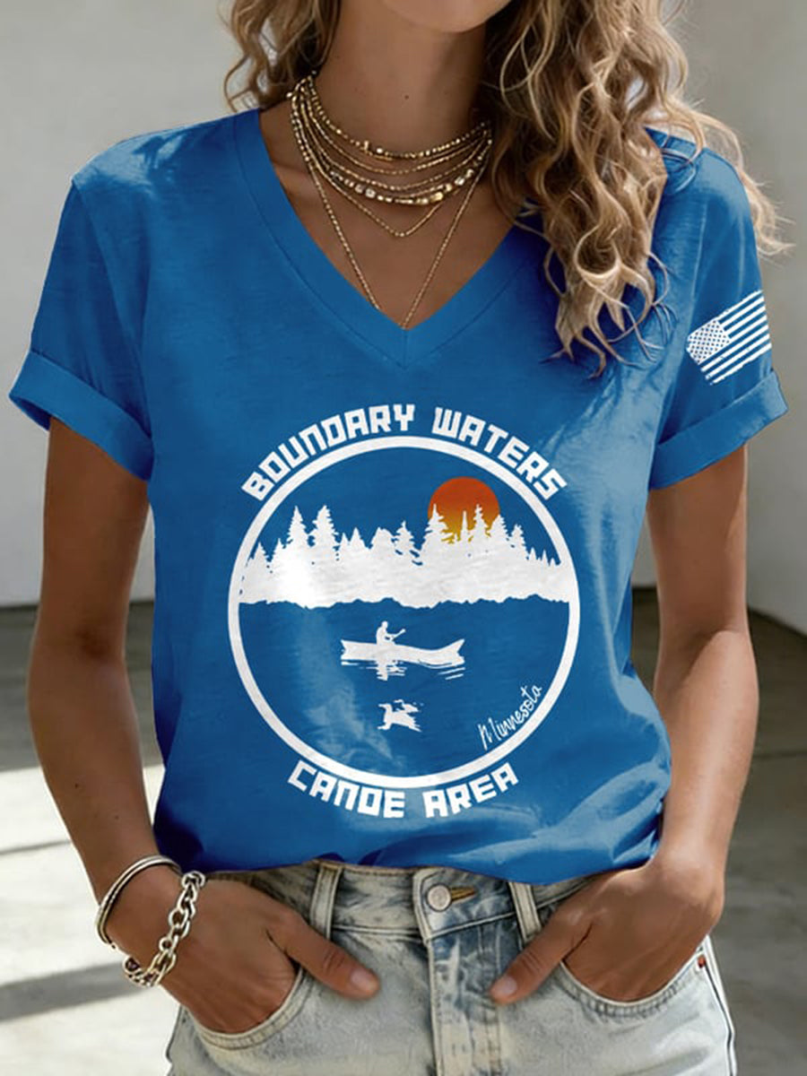 Women's Save The Boundary Waters Print T-shirt