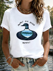 Women's Save The Boundary Waters Print T-shirt