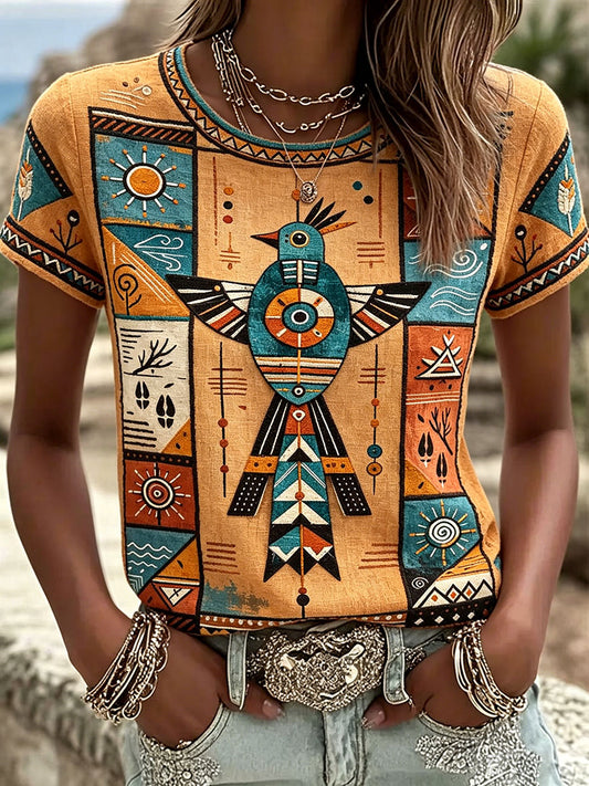 Women's Native Hummingbird Art T-Shirts