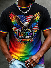 Men's Pride Month Print Casual T-Shirt