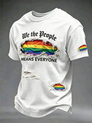 Men's We The People Means Everyon Short Sleeves T-shirt